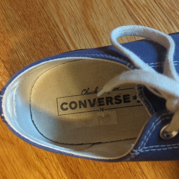 Blue Converse All StarCanvas Sneakers - Picture 2 of 4